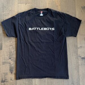 Y2K BattleBots Graphic Shirt Large Vintage Robot Crabby Logo